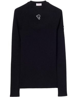 Emilio Pucci Logo-Patch Jumper - Black