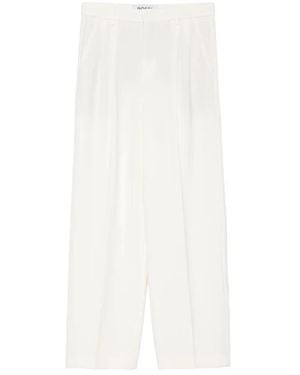 Rossi Noa Pleated Pants - White