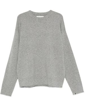 Extreme Cashmere Langärmeliger Kaschmirpullover - Grau