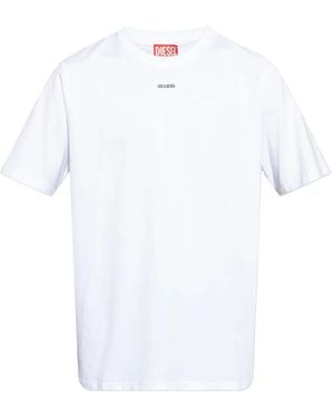 DIESEL T-Shirt T-Adjust-V6 - Blanc