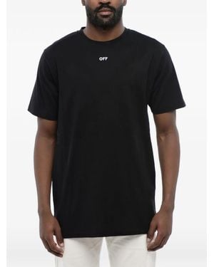 Off-White c/o Virgil Abloh Arrows Logo-Print T-Shirt - Black
