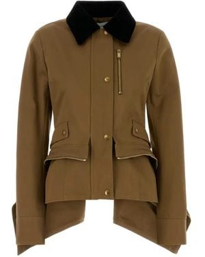 McQueen Chaqueta con peplum - Verde