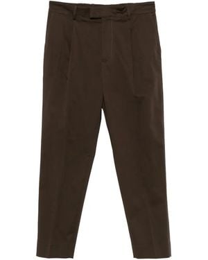 Low Brand Pantalon À Taille Élastiquée Plissé - Multicolor