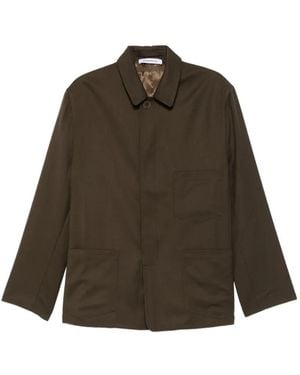 Etudes Studio Dress Up Button-Down Worker Jacket - Brown