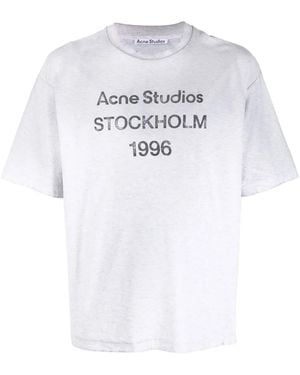 Acne Studios ロゴ Tシャツ - ホワイト