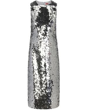Simon Miller Baz Sequin-Embellished Midi Dress - White