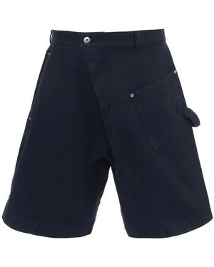 JW Anderson Twisted Bermudas - Blau