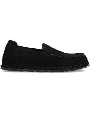 Birkenstock Uti Loafer aus Wildleder - Schwarz