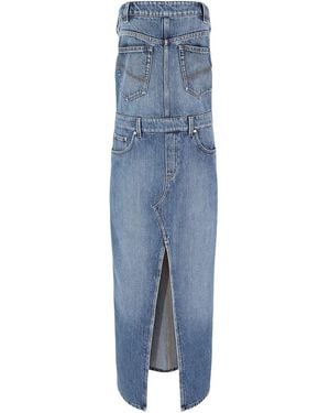 Stella McCartney Denim Maxi Dress - Blue