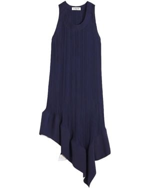 Lanvin Pleated Midi Dress - Blue