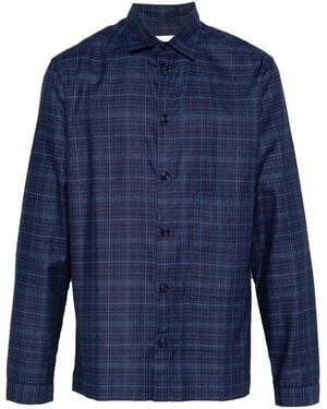 SAGE NATION Camicia A Quadri - Blu