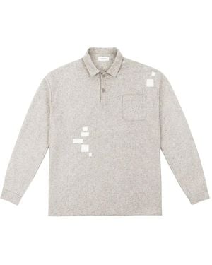 SAINTWOODS Logo-Embroidered Polo Shirt - White