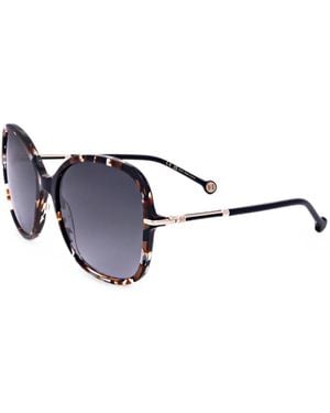 Carolina Herrera Tortoiseshell-Effect Sunglasses - White