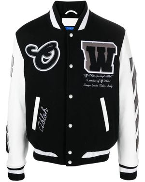 Off-White c/o Virgil Abloh Jacket With Logo - Black