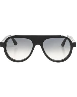 Thierry Lasry Clandesty Round-Frame Sunglasses - Black