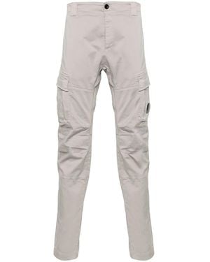 C.P. Company Lens-Detail Cargo Trousers - Grey