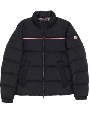 Moncler Logo-patch Quilted Jacket - ブルー