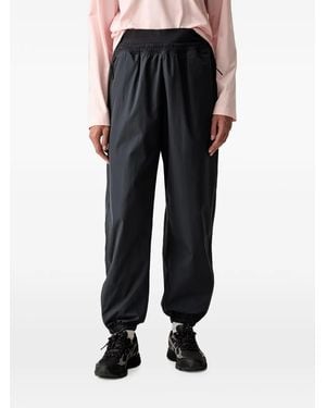 adidas By Stella McCartney Logo-Print Elasticated-Cuff Track Trousers - Black