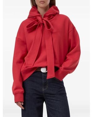Closed Hoodie Mit Tiefen Schultern - Rot