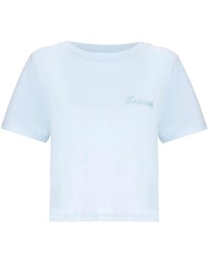 Laneus コットン Tシャツ - ブルー