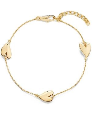 Yoj Mini Love Heart Chain Bracelets - Metallic