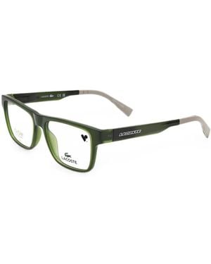 Lacoste Rectangle-Frame Glasses - White