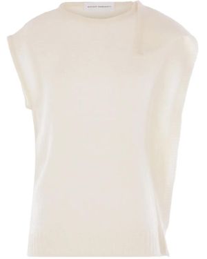 Niccolò Pasqualetti Asymmetric Draped Jumper - White