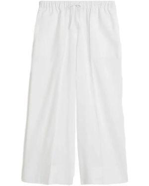 TOTEME Wide Trousers - White