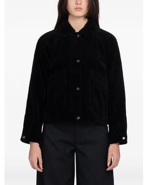 Margaret Howell Mhl Long-Sleeve Corduroy-Effect Jacket - Black