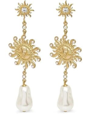 Guess Sun-Pearl Earrings - White