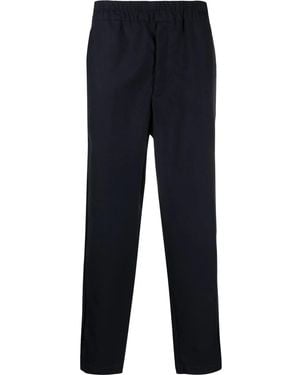 Comme des Garçons Straight-Leg Wool Pants - Blue