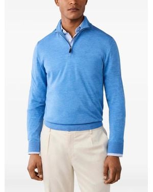 Hackett Pullover Aus Merinowolle - Blau