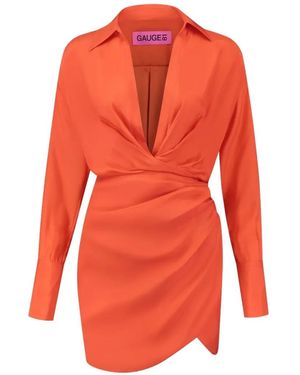 GAUGE81 Naha Mini Dress - Red