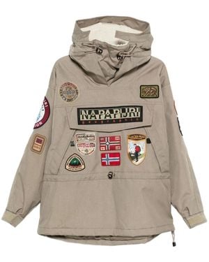 Napapijri Skidoo 1990 Hooded Jacket - Grey