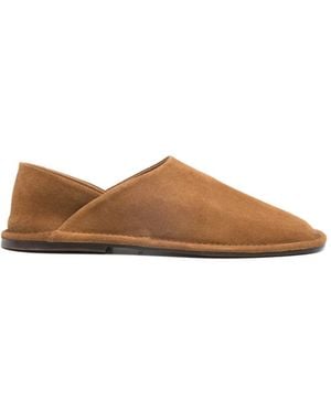 Sandro Suede Loafers - Brown