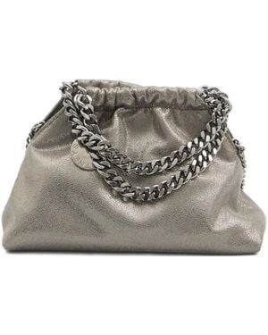 Stella McCartney Sac Porté Épaule Falabella À Sequins - Gris