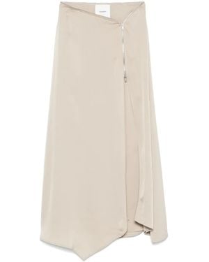 Nanushka Zella Maxi Skirt - Natural