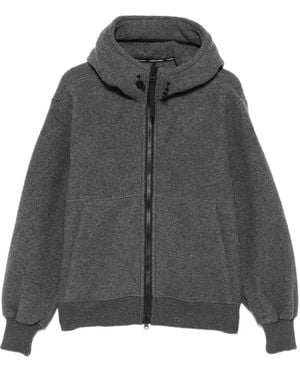 Canada Goose Hooded Bomber Jacket - Grey