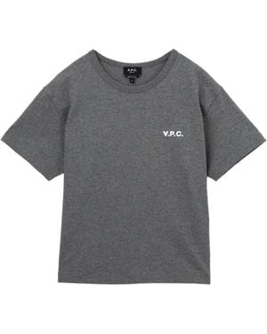 A.P.C. T-Shirt À Logo Imprimé - Gray