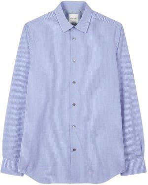Paul Smith Gingham Cotton Shirt - Blue
