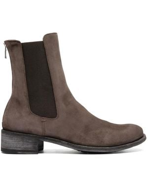 Officine Creative Lison 017 Zip Detail Boots - Brown