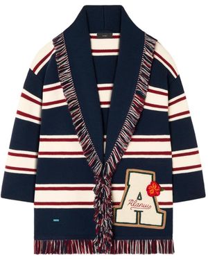 Alanui Rugby Club Icon Cardigan - Blue
