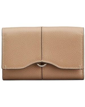 Tod's Tri-Fold Ring Wallet - Natural