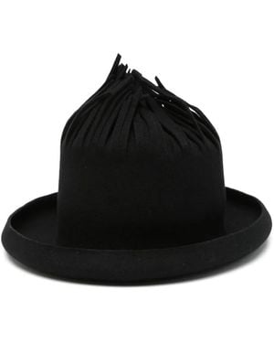 Yohji Yamamoto Fringed Hat - Black