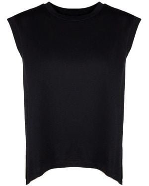 Dondup T-Shirt À Découpe Au Dos - Black