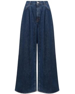 Dondup Maggie Pleated Jeans - Blue