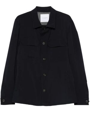 Luigi Bianchi Veste À Poches Multiples - Black