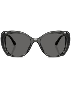 Swarovski Square-Frame Sunglasses - Grey