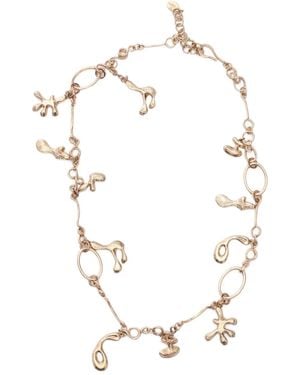 Weekend by Maxmara Volto Organic-Charms Necklace - White