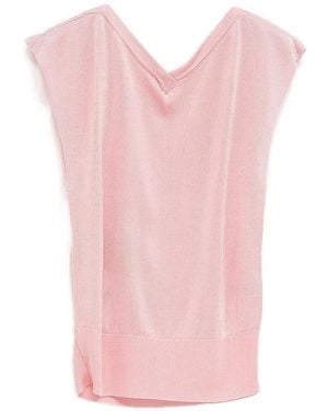 GIMAGUAS Tesa V-Neck Top - Pink